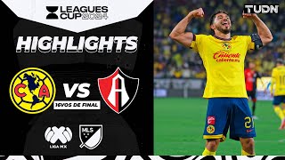 HIGHLIGHTS  América 21 Atlas  Leagues Cup 2024  TUDN [upl. by Keelby36]