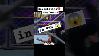 Top 10 Devastating Knockouts in WWE 😱 [upl. by Nalyac]