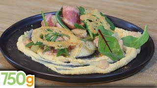 Recette de Haricots tarbais en 3 textures amp filet dagneau au thym  750g [upl. by Leeda]