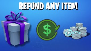 How to Refund a Gift on Fortnite EASY [upl. by Ttelrats266]