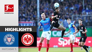 Frankfurt On A Roll  Holstein Kiel  Eintracht Frankfurt 24  Highlights  Matchday 5 – BULI [upl. by Enelym]