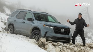 2024 Honda Pilot Trailsport Snow Road Mountain Test [upl. by Edrahc]