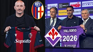 UFFICIALE‼️😱 ITALIANO È IL NUOVO ALLENATORE DEL BOLOGNA e PALLADINO È DELLA FIORENTINA‼️ [upl. by Ekim]