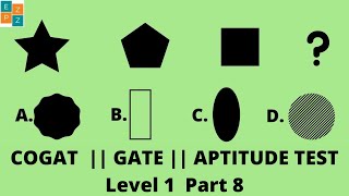 PRACTICE TEST LEVEL 1 PART 8  COGAT  GATE  JOB APTITUDE TEST [upl. by Fabio]