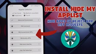 Magisk Module Hide My Applist [upl. by Treat]