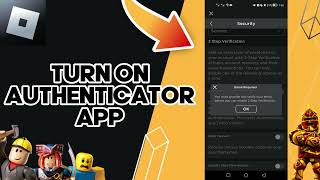 How To Turn On Authenticator App On Roblox Mobile [upl. by Assenahs]