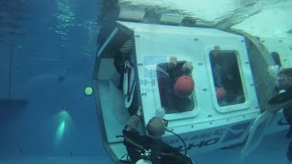 HUET Helicopter Underwater Escape Training DHTC 2014 [upl. by Ashley578]