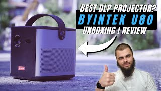 Byintek U80 Unboxing I Review I 4K YouTube I Gaming I Best portable projector 2023 [upl. by Akinuahs82]