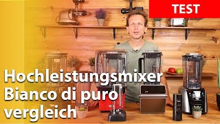 Hochleistungsmixer Test Bianco di puro mit DC Motor  Magnetmotor  Patto Pro  Tune Pro  Gusto [upl. by Yrrah]