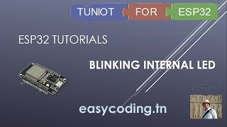 ESP32 tutorial A02 Blinking internal LED [upl. by Seward]