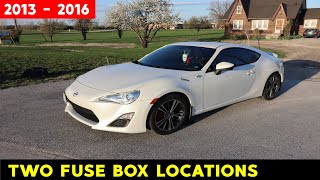 2013  2016 Scion FRS Fuse Box Locations [upl. by Rowell]