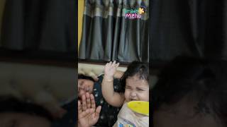 আর খাবোই না🤣shorts babyactivities banglavlog dailyvlog trending viral cutebaby funny [upl. by Inavihs]