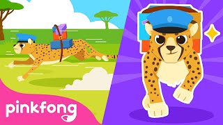 Mailman of the Savanna  Storytime with Pinkfong and Animal Friends  Cartoon  Pinkfong for Kids [upl. by Burkhard]