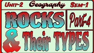 Rocks and their TypesGeography Multidisciplinarysem1BA jammu University notes [upl. by Ardnassela448]