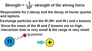 Particle Physics 8 of 41 The Weak Force [upl. by Reinold]