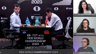 Ding Liren vs Ian Nepomniachtchi  FIDE World Chess Championship 2023 [upl. by Eustasius115]