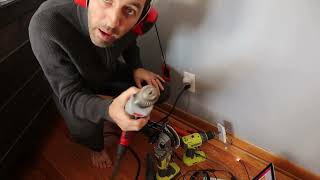 How To Drill Through Floor For Ethernet DIY Homeowner [upl. by Saum]