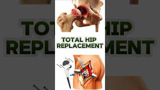 Total Hip Replacement medical animation 3d short BiologywithAliya [upl. by Allrud96]