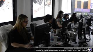 Millenium CS GO girls  La Team à la Gaming House  Séance brainstorming amp frags [upl. by Oaks]