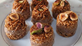 وصفة Mignardises بالجلجلان مينيارديز بطريقة سهلة و مكونات بسيطة لكل المناسبات Mignardises sucrées [upl. by Oirelav217]