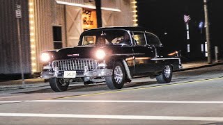 Papaws 55 Chevy Hits Pavement For First Time in 40 Years [upl. by Otrebor876]