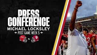 Coach Locksley Postgame Press Conference Week 5 vs Indiana [upl. by Jaeger945]