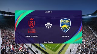 Reims vs Sochaux 18072024 Club Friendlies PES 2021 [upl. by Kosel751]