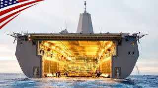 Explore Inside the US Stealth Amphibious Warship Walk Through the San AntonioClass [upl. by Ettellocin]