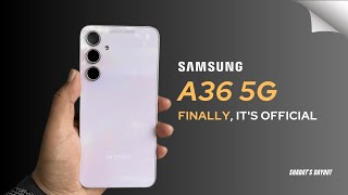 Samsung Galaxy A36 FIRST LOOK  Leaks amp Rumors Specs Release Date [upl. by Bashee]