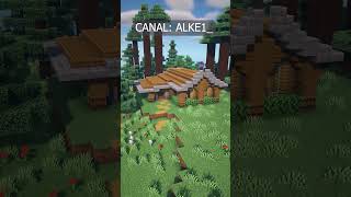 MINECRAFT CASA MEDIEVAL PARA INICIO DE SOBREVIVENCIA minecraft alke [upl. by Akenot]