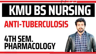 Antituberculosis Drugs  BSN KMU 4th SEM  pharmacology tuberculosis [upl. by Aninotna]