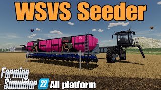 WSVS Seeder  FS22 mod for all platforms [upl. by Conchita]