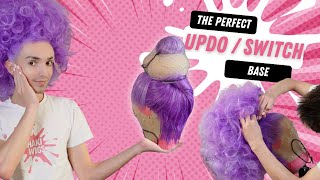 The Perfect Updo  Switchbase  Khaki Wigs Drag Wig Styling Tutorial [upl. by Anawat]