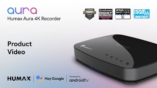 Get to know the Humax Aura 4K Android TV Freeview Play Recorder [upl. by Elleinad]