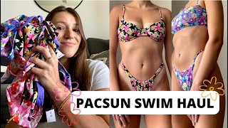 PACSUN SWIM TRYON HAUL 2023  cute amp affordable with sizing and review [upl. by River]