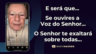 E será que se ouvires a Voz do Senhor  Meditação Matinal 160124 [upl. by Selwin]