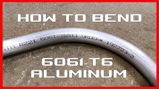 How to bend 6061 t6511 Aluminum RMW Vlog  134 [upl. by Lynde]