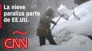 Mira los estragos que deja la brutal tormenta de nieve en Estados Unidos [upl. by Tannenwald]