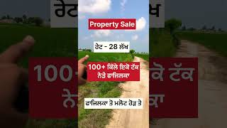 Property Sale 🌾🌾 property propertyforsale farming sale purchase jatt farmer 16 [upl. by Ahsiatal]