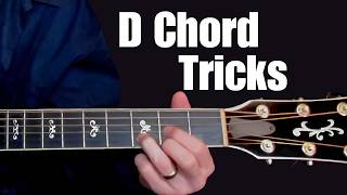 5 easy D Chord riffs to show you can play guitar a guitar lesson with a guitar teacher [upl. by Namzzaj979]