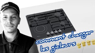 comment changer les gicleur de plaque gaz Bosch PRY6A6B70 [upl. by Leirbaj872]