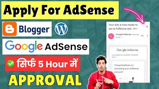 🔥Blogger and Wordpress Google AdSense Approval Method 2024 How to get AdSense Approval [upl. by Ruddie556]