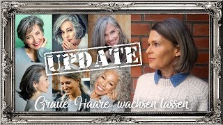 Graue Haare wachsen lassen UPDATE  Never2Late [upl. by Inaleon]