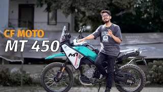 New Adventure Bike  CF Moto MT450 now in Nepal  Ride Experience and Feedback [upl. by Olimac]