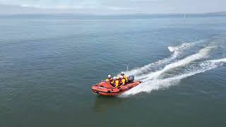 RNLI Drone Boat Pursuit  Morecambe [upl. by Lareine357]