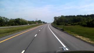 Rolling past the Montezuma National Wildlife Refuge on Interstate 90 in New York [upl. by Stanislas]