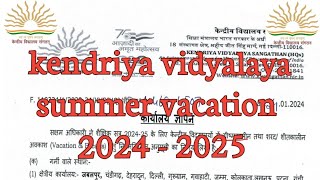 kv summer vacationkv holidays202425 kv new holiday list kv holidays list kv vacation schedule [upl. by Neetsirhc383]