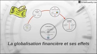 BTS Economie  Th4 Chap4  La globalisation financière et ses effets [upl. by Stretch]