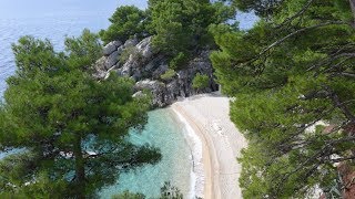 Plaže Brela 2018 plaže u Brelima Makarska riviera [upl. by Eceinart]