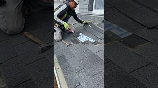 De 1 pieza a 3 piezas shingle 3Tab Roofing Reparación [upl. by Odnamla585]